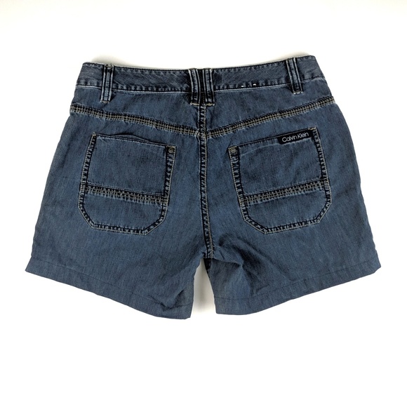 Calvin Klein Jeans Chambray Denim Shorts size 8 - Picture 3 of 7